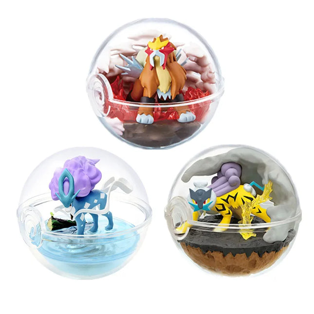 Rement Pokémon Capsule Toys Blind Box Gift Pikachu Cyndaquil Gardevoir Mewtwo Action Figurines Mystery Box Desktop Ornament