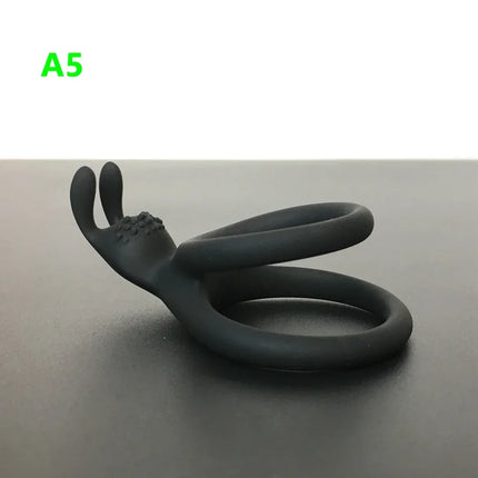 Reusable Penis Ring Scrotum Bondage Cock Ring Sex Toys For Men Chastity Cage Testicle Bondage Lock Ring Adult Sex Product Shop