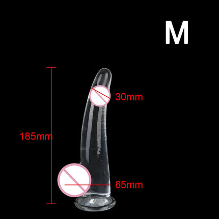 Realistic Dildo Suction Cup Big Dick Sex Shop G-spot Simulation Transparent Butt Plug Jelly Dildo Sex Toys for Women
