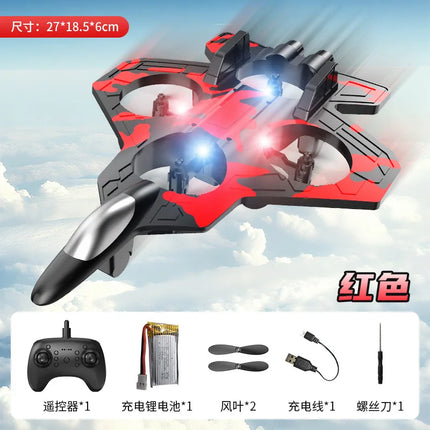 2025 New YP3 Foam Aircraft Remote Control Four Axle Fighter Wrestle Resistant Aerial Stunt Children Model Airplane Gift