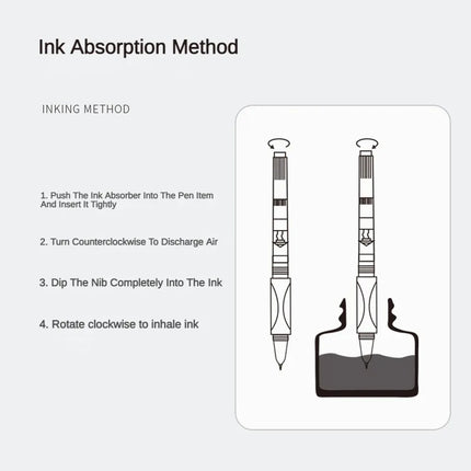 Jinhao Ink Converters Fountain Pen Screw Type 3.4/2.6mm Caliber Ink Absorption For 82/100 X159 Office School Supplies Stationery