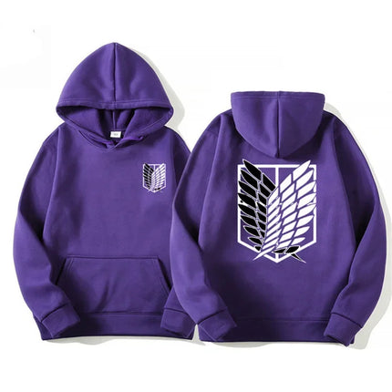 Attack on Titan Men's Hoodies Anime Hoodies Men and Women Streetwear Pullover Harajuku Shingeki No Kyojin Hoodies Sweatshirt