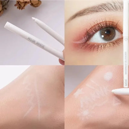 6 Colors Eyeliner Pencil Waterproof Long-lasting Red Black Brown Eyeliner Easy Wearing Quick Dry Smooth Eye Liner Gel Eye Makeup