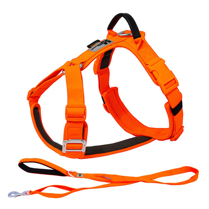 SMALL COMBINATION Large Dog Collar Harness and Leash Sets No-Pull Reflective Medium Dog Chest Vest Pet German Shepherd Training
