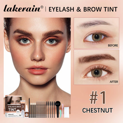 Eyebrow Tint Dye Professional Eyebrow Dye Waterproof Long-lasting Eyebrow Brow Kit Semi Permanent Eyebrow Home Use Pro Kit