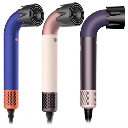 New 1 Nozzle  High Speed Negative Ion Hair Dryer with Bend Tube Nozzle Quick Drying for Family Travel Household