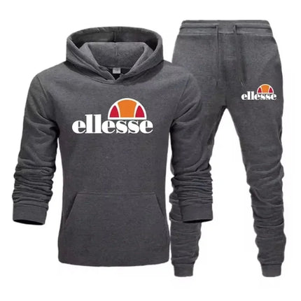 2026 model, men's autumn and winter sports and leisure suit, trendy brand American high street versatile print men's and women's
