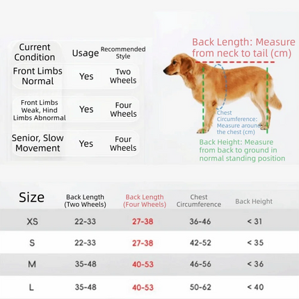 Lightweight Aluminum Pet Mobility Cart Adjustable Detachable Dog Wheelchair Rehabilitation Training Four-Wheel Mobility