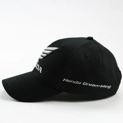 Honda Racing Baseball Caps Embroidery Sunscreen Hat Snapback Hats Adjustable Outdoor Sports Caps Hip Hop Hats for Men Women
