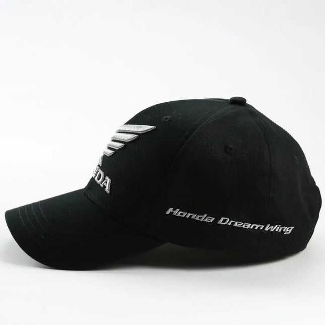 Honda Racing Baseball Caps Embroidery Sunscreen Hat Snapback Hats Adjustable Outdoor Sports Caps Hip Hop Hats for Men Women