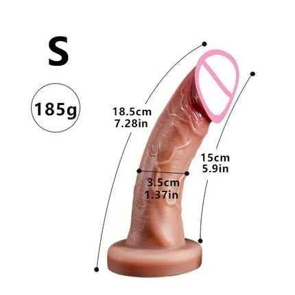 Soft Huge Glans Dildo Realistic Penis Anal Silicone Dildos With Suction Cup Big Dick G-Spot Vagina Stimulator Sex Toys for Women