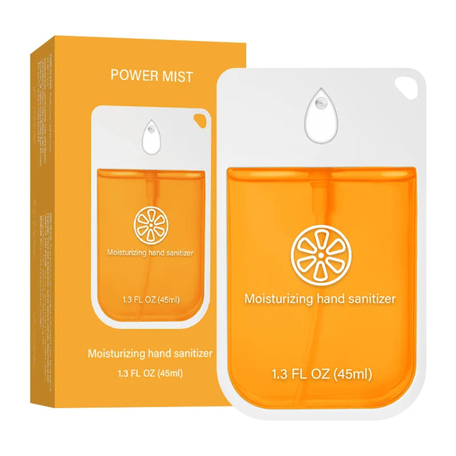 Travel Hand Sanitizer Mist 1.28oz/45ml - No-Rinse Water-Type Spray for Kids & Adults, Portable Instant Clean for Travel.