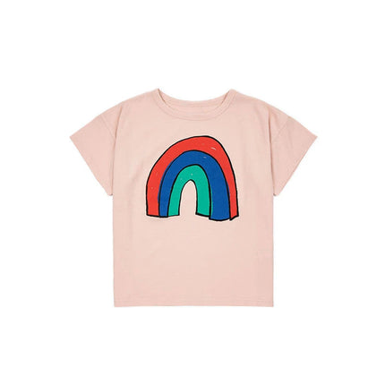 2025 Kid Clothes New Spring Sumemer Korean Baby Boys Girls Cotton Cartoon Short Sleeve T Shirts Children's Outerwear Clothings