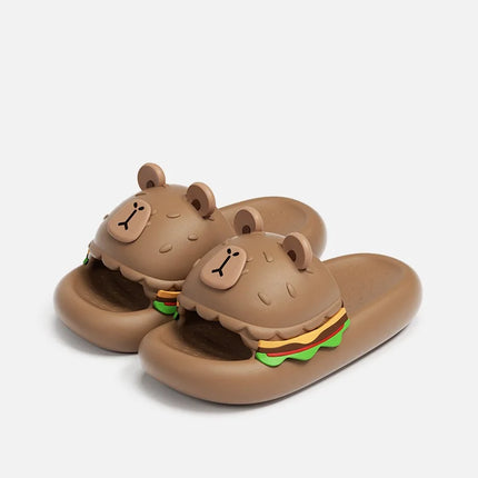 Cute Red Apple Slippers Slides Shoes Adults Fashion Fruit Mules Shoes New Woman Soft EVA Non Slip Comfort Home Slippers Women