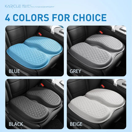 3D Summer Gel Breathable Single Seat Cover Cushion Ventilation Cooling Universal Car Curved Design Pad Auto Interior Accessory