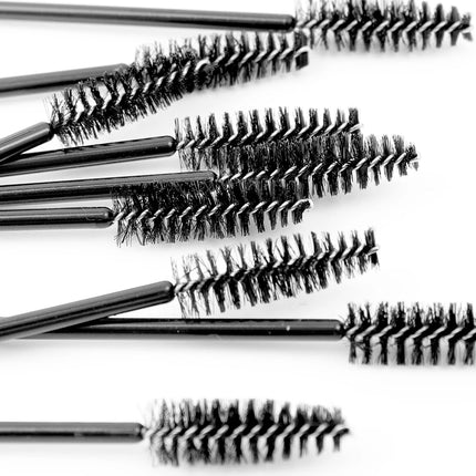 Black Eyebrow Perm Makeup Brush Disposable Eyelash Extension Brow Comb Professional Mascara Wands Applicator Spoolers Tools