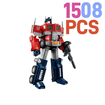 Big Promotion 1508 Pieces Truck Deformation Car Deformation Optimus Prime Movie Robot Car Building Blocks Gift