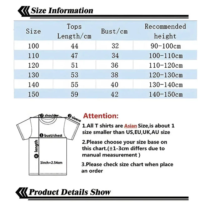 New Children's T-shirt Cute and Fun Digital Hello Kitty Print Pure Cotton Parent-child Outfit, A Must-have for Babies in Summer