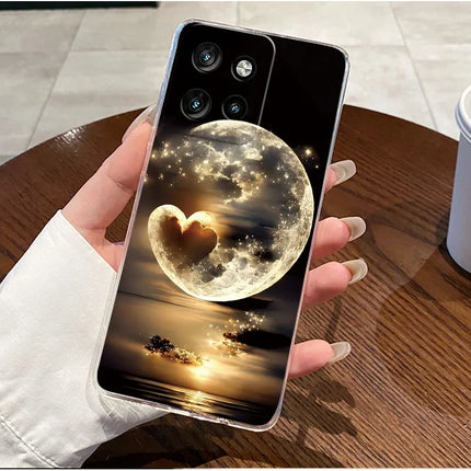 Soft Silicone TPU Clear Case For Motorola Edge 50 Neo 5G/Moto S50 5G Viral Elegant Kitten Painted Casing Shockproof Cover