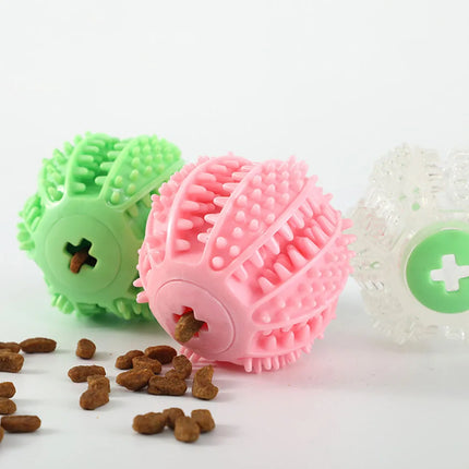 Dog Chew Ball Toys for Aggressive Chewers Interactive Dog Puzzle Toy Food Dispenser Suction Cup Dog Tug Toy for Dogs Teeth Clean
