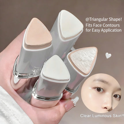 Dual-ended Foundation Stick Natural Matte Ivory White Natural Color Foundation Stick Even Out Skin Tone Provides Spot Foundation