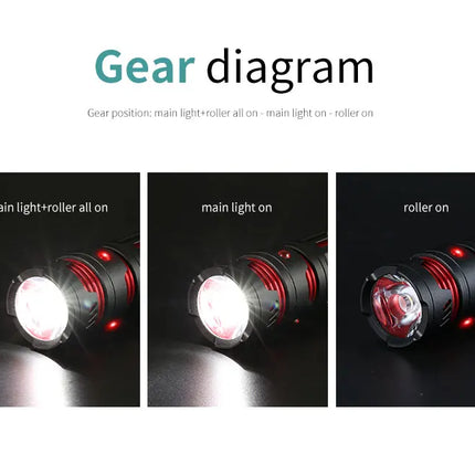 Mini EDC Flashlight Rechargeable Pocket Torch Light Outdoor Camping Fishing Hiking Self Defense Emergency Keychain Flashlights