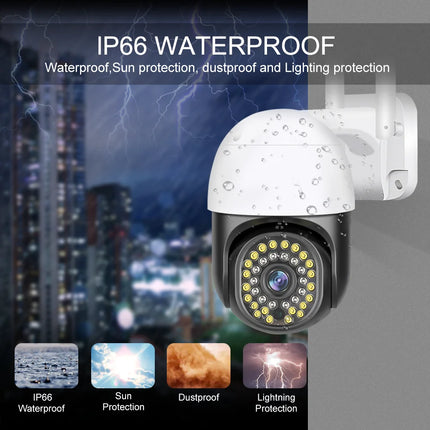 Tuya Smart 10X Zoom Wifi PTZ Camera Outdoor Home Security Video Surveillance 5MP Wireless IP Cameras AI Automatic Human Tracking