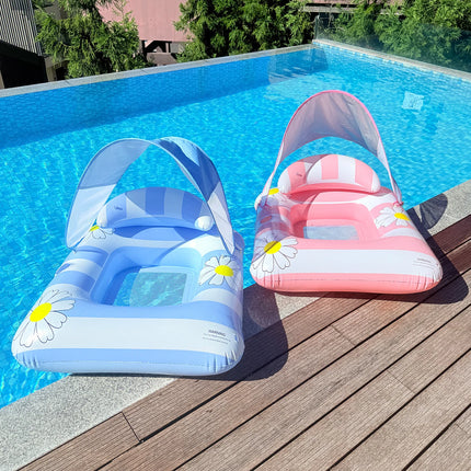 1PC Set of Striped Pool Floats  Inflatable Pool Floaties Raftst Floating Chair Water Floaties for Swimming Pool