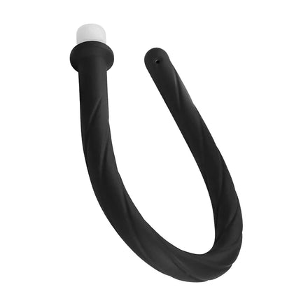 Deep Anal Plug with Washing Tube Long Silicone Buttplug Cleaning Accessory for Couples Vaginal & Anus Shower Sex Toy for Men