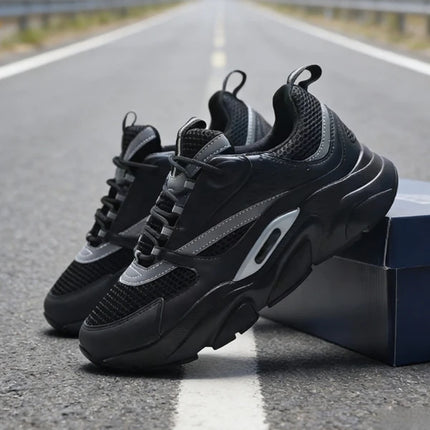 2026 Men's Casual Leather Sports Shoes B22 Cross-Laced Design High-End Feel Comfortable Breathable for Summer Season