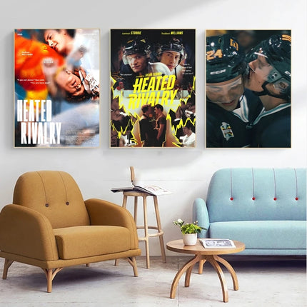 TV Series H-Heated Rivalry Poster Elegant And Affordable Wall Art Stickers For Dormitory Living Room And Bedroom Spaces