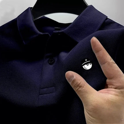 2026 Summer Men's Golf Casual Polo Shirt Business Casual Luxury Polo Shirt High-Quality Brand Men's Short-Sleeve Polo