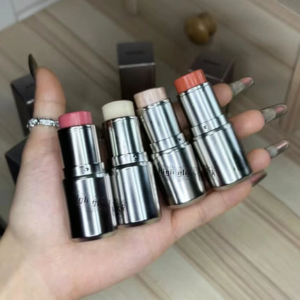 KAXIER High Gloss Stick Highlight Blush Water Light Shimmer Waterproof Sweatproof Face Contour Illuminator Brighten Rouge