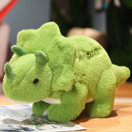 28cm Super Soft Lovely Dinosaur Plush Doll Cartoon Stuffed Animal Dino Toy for Kids Baby Hug Doll Sleep Pillow Kawaii Home Decor