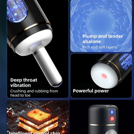 Sex Toy for Men Masturbator Cup Automatic Sucking Male Masturbator Vibration Blowjob Machine Sex Machine Penis Oral Machine