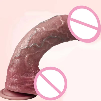 Realistic Dildo Waterproof Silicone Penis Adult Sex Toys G-spot Anal Stimulation Masturbator Dildo with Suction Cup Adult SexToy