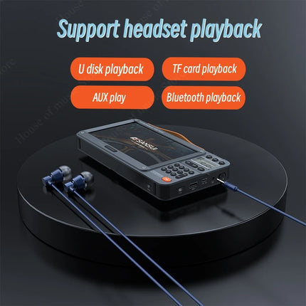 SANSUI F51/F50 Portable FM Radio Video display radio Wireless Bluetooth Speakers Dual TF Card Slot MP4 Music Player Video E-book