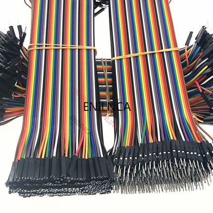 40-120pcs Dupont Line 10CM 20CM 30CM 40Pin Male to Male + Male to Female Female to Female Jumper Wire Dupont Cable for  DIY KIT