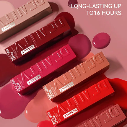 Matte Ink Liquid Lipstick Long Lasting Velvet Nude Lip Gloss Non-stick Cup Waterproof Lips Tint Waterproof Make Up