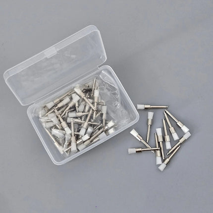 100 Pcs/box Dental Color Polishing Brush Disposable Polishing Cup Oral Cleaning Pen Flat Head Cassette Polishing Tool Polishing