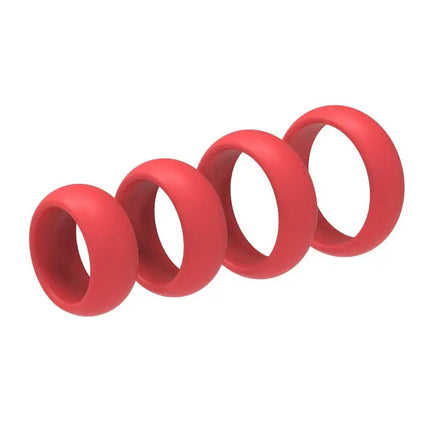 [NM]Penis Ring Silicone Cock Ring 4pcs Cock Sexual Stimulation Long Lasting Stronger Adult Sex Toys For Couples Men Gay[NM]