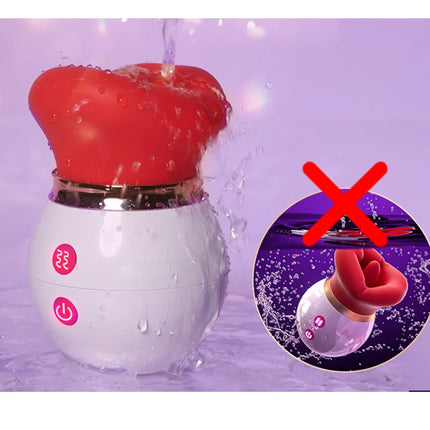 Mouth-Shaped Sucking Vibrator Tongue Licking Nipple Anal Clit Sucker Sexy G Spot Clitoral Stimulator Couples Sex Toy for Woman