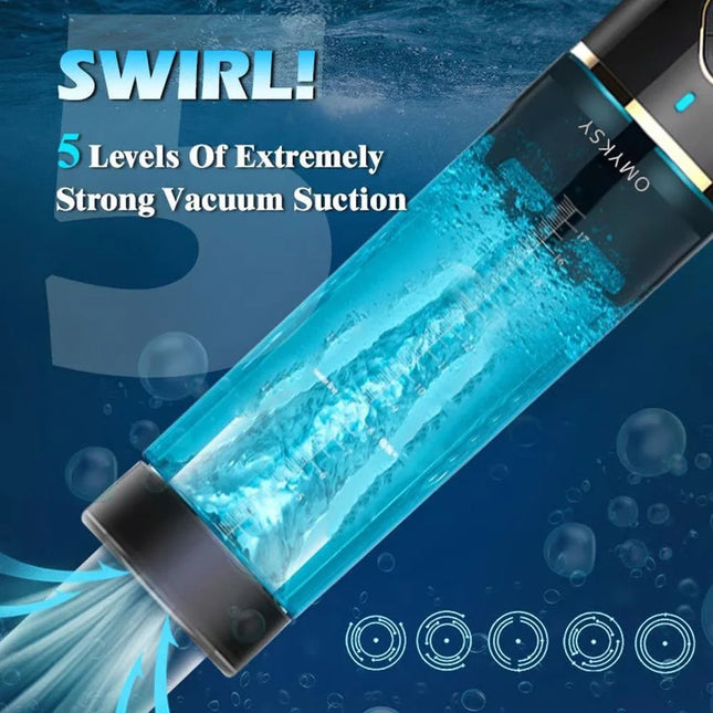 Electric Penis Water Pump Rechargeable Automatic Male Enlargement Erection Extend Men Cock Sucking Penis Enlarger Pressure Device