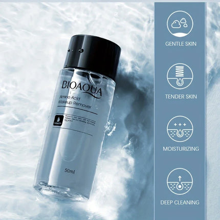 Amino Acid Water Gentle Makeup Remover - Effective Deep Cleansing for Sensitive Skin, Fresh and Gentle Texture,Easy to Rinse