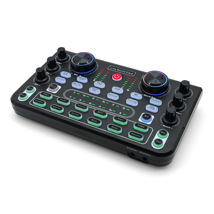 Professional Portable Mixer Sound Mixing X60 Sound Card English Version Convenient Compact For Live Broadcast KTV Singing