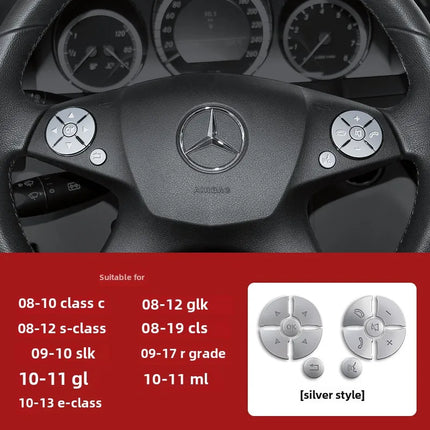 Car Window Lift Button Cover Sticker Switch Panel Styling for Mercedes Benz A B C Class W204 W212 GLA GLK CLA GL ML GLE