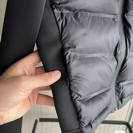 2025 Winter New Arrival  Women's Lightweight Warm Down Jacket with Long Sleeves and Zippered Hooded Sports Coat 4391742
