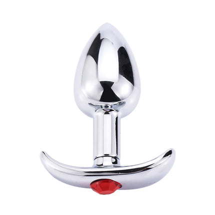 Metal Outdoor Anal Plug Stainless Steels Anchor Base Butt Plug Prostate Massager Anal Masturbator Dildos Adult Sex Toys