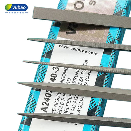 Swiss Vallorbe Steel File Flat Triangle Barrel Diamond Fine File Gold and Silver Jewelry Grinding, Shaping and Polishing Tool