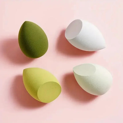 5-Pack Dual-Use Makeup Sponge Set - Velvet for Liquid/Cream/Powder | Vegan Eco-Friendly Travel Essentials